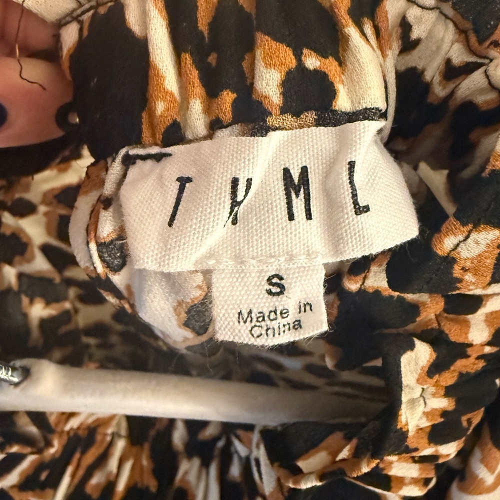 THML Leopard Print Top - Picture 5 of 5